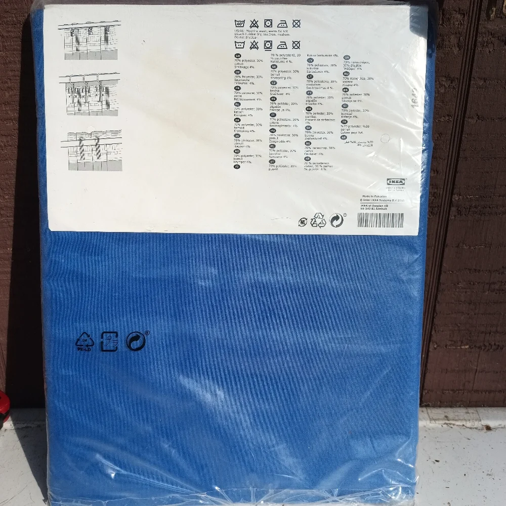 IKEA Vivan Blue Window Curtain/Panel